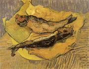 Bloaters on a Piece of Yellow Paper